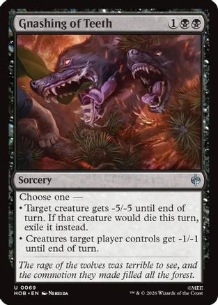 Gnashing of Teeth (HOB-069) - uncommon