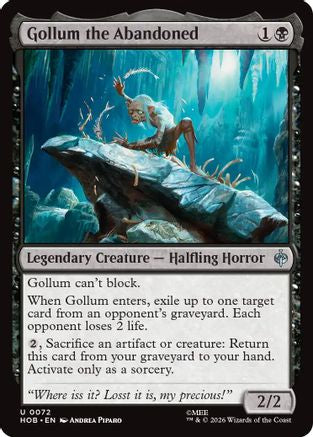 Gollum the Abandoned (HOB-072) - uncommon - Foil