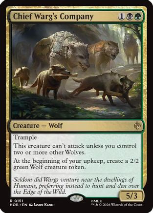 Chief Warg's Company (HOB-151) - rare