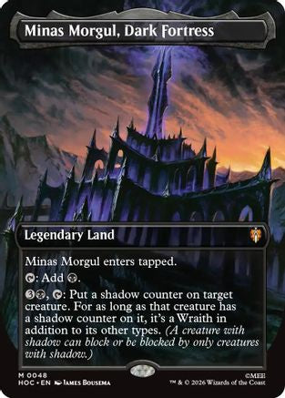 Minas Morgul, Dark Fortress (Borderless) (HOC-048) - mythic - Foil