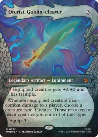 Orcrist, Goblin-cleaver (Showcase) (Surge Foil) (HOB-272) - mythic - Foil