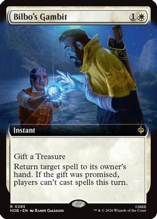 Bilbo's Gambit (Extended Art) (HOB-285) - rare - Foil