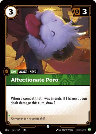 Affectionate Poro (024/166) - VEN - Common - Foil