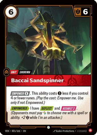 Baccai Sandspinner (001/166) - VEN - Common