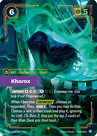 Kharox (114/166) - VEN - Epic - Foil