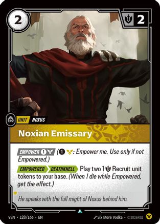 Noxian Emissary (128/166) - VEN - Uncommon