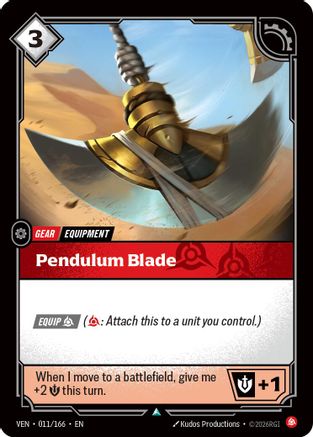 Pendulum Blade (011/166) - VEN - Uncommon