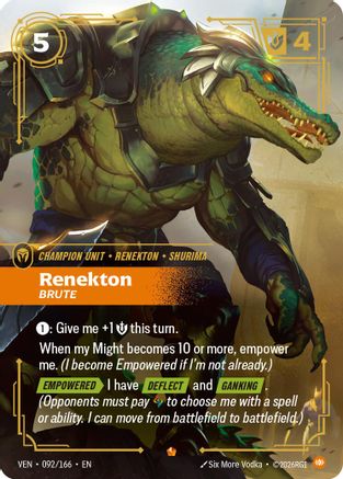 Renekton - Brute (092/166) - VEN - Epic - Foil