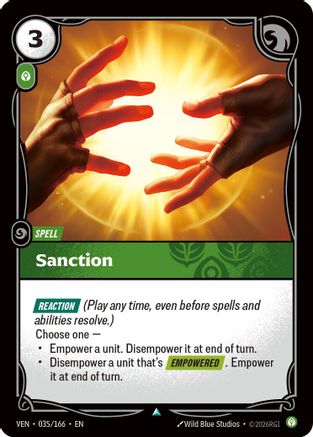 Sanction (035/166) - VEN - Uncommon