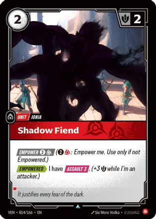 Shadow Fiend (014/166) - VEN - Uncommon
