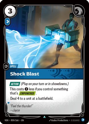 Shock Blast (059/166) - VEN - Uncommon