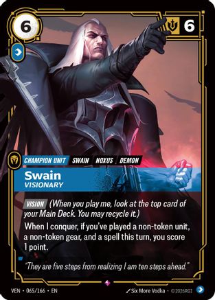 Swain - Visionary (065/166) - VEN - Rare - Foil