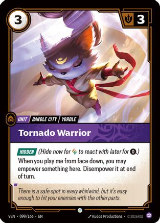 Tornado Warrior (099/166) - VEN - Common