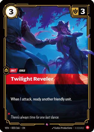 Twilight Reveler (020/166) - VEN - Rare - Foil