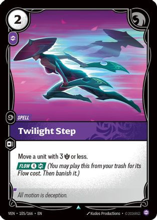 Twilight Step (105/166) - VEN - Uncommon - Foil