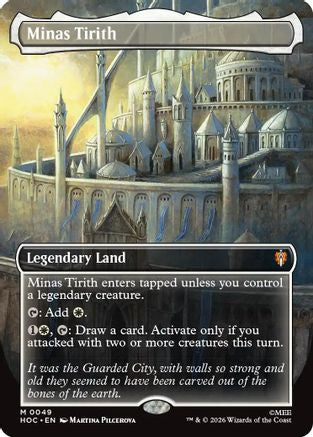 Minas Tirith (Borderless) (HOC-049) - mythic