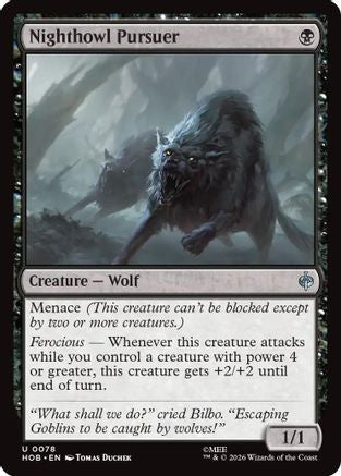 Nighthowl Pursuer (HOB-078) - uncommon - Foil