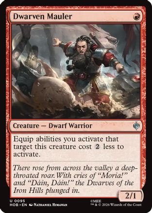 Dwarven Mauler (HOB-095) - uncommon - Foil