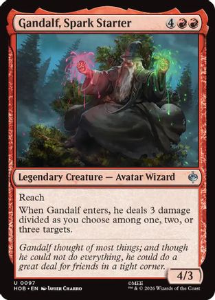 Gandalf, Spark Starter (HOB-097) - uncommon