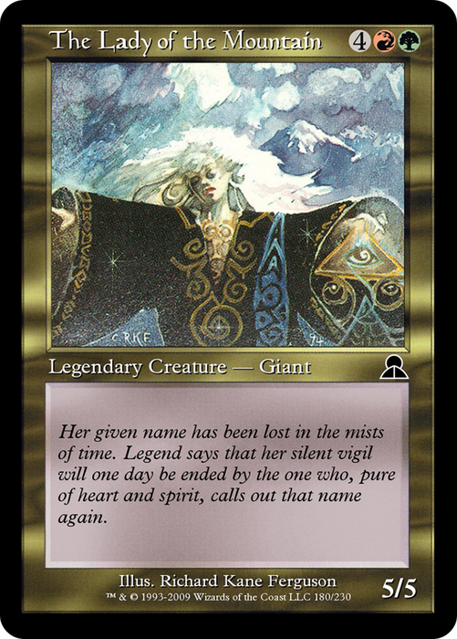 The Lady of the Mountain (ME3-180) - common - Foil