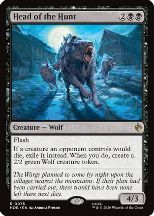 Head of the Hunt (HOB-075) - rare - Foil