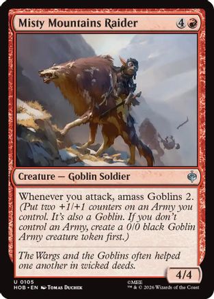 Misty Mountains Raider (HOB-105) - uncommon