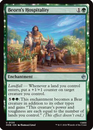 Beorn's Hospitality (HOB-120) - uncommon - Foil