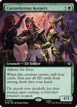 Cantankerous Keepers (Extended Art) (HOB-306) - rare
