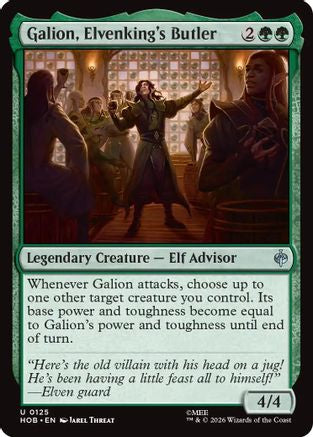 Galion, Elvenking's Butler (HOB-125) - uncommon - Foil