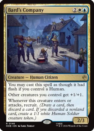 Bard's Company (HOB-146) - rare - Foil