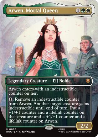 Arwen, Mortal Queen (Borderless) (HOC-030) - mythic