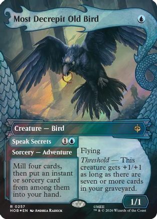 Most Decrepit Old Bird (Showcase) (Surge Foil) (HOB-257) - rare - Foil