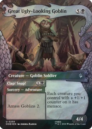 Great Ugly-Looking Goblin (Showcase) (Surge Foil) (HOB-259) - uncommon - Foil