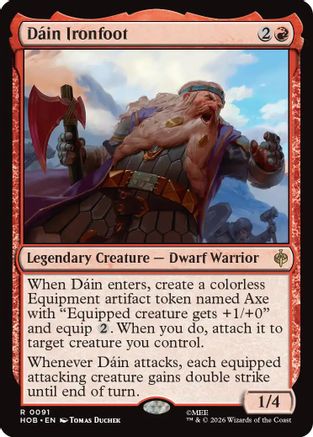 Dain Ironfoot (HOB-091) - rare - Foil