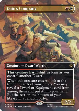 Dain's Company (Borderless) (HOB-212) - rare - Foil