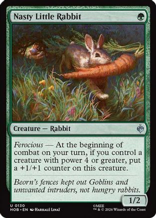 Nasty Little Rabbit (HOB-130) - uncommon