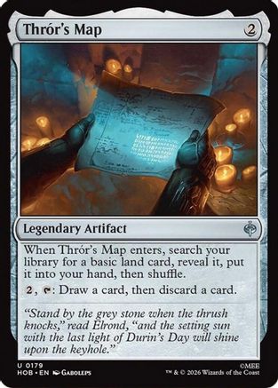 Thror's Map (HOB-179) - uncommon - Foil