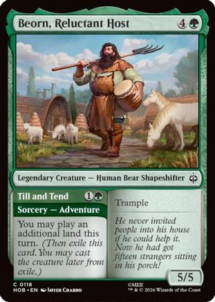 Beorn, Reluctant Host (HOB-118) - common - Foil