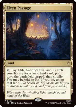 Elven Passage (HOB-181) - rare - Foil
