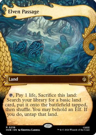 Elven Passage (Showcase) (HOB-238) - rare - Foil