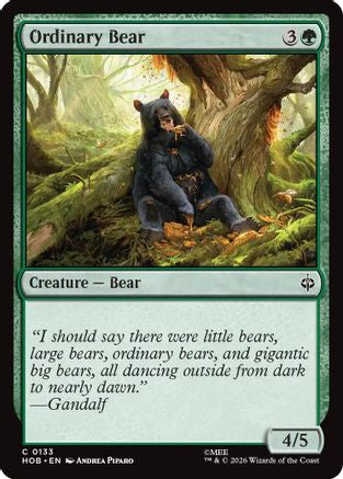 Ordinary Bear (HOB-133) - common