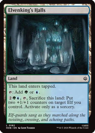 Elvenking's Halls (HOB-182) - land - Foil