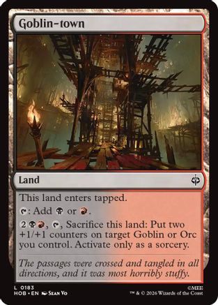 Goblin-town (HOB-183) - land - Foil