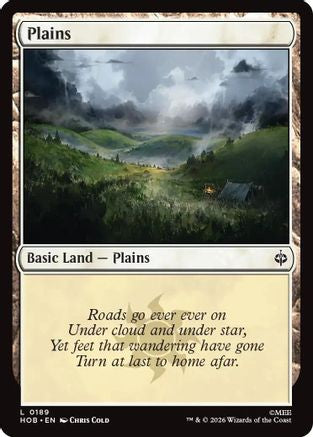Plains (0189) (HOB-189) - land - Foil