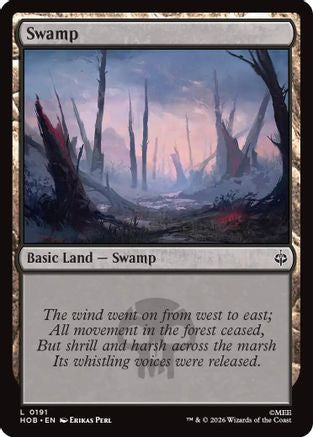 Swamp (0191) (HOB-191) - land - Foil