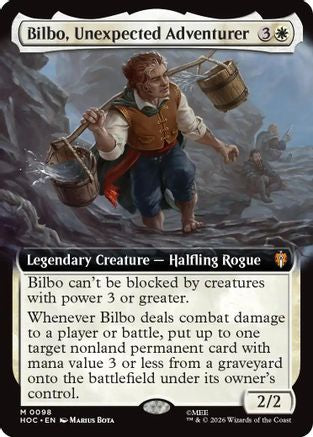 Bilbo, Unexpected Adventurer (Extended Art) (HOC-098) - mythic