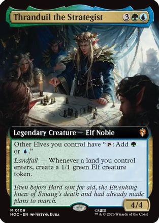 Thranduil the Strategist (Extended Art) (HOC-106) - mythic - Foil