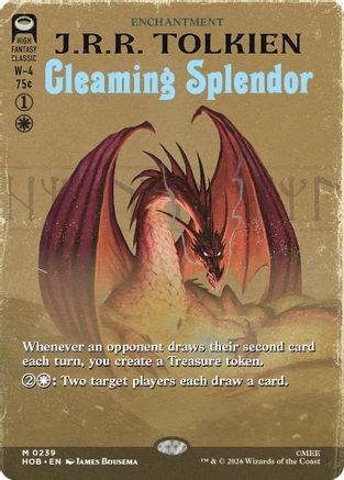 Gleaming Splendor (Borderless) (HOB-239) - mythic - Foil