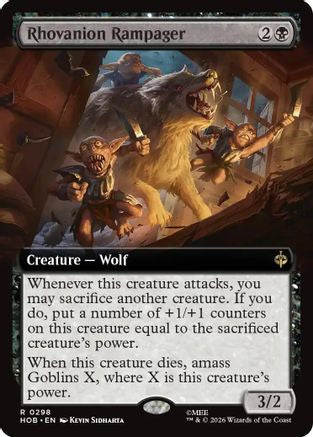 Rhovanion Rampager (Extended Art) (HOB-298) - rare - Foil