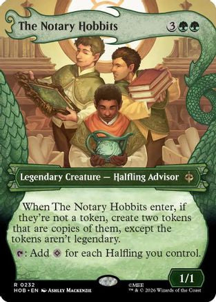 The Notary Hobbits (Showcase) (HOB-232) - rare - Foil